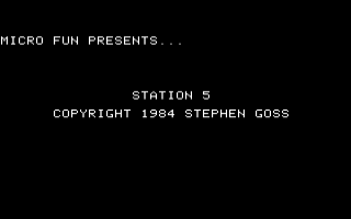 Station Five Title Screen